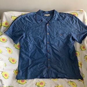 Island shores short sleeve button up